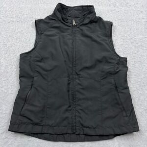 Scottevest Vest Womens Medium Black Full Zip Tec Travel Utility Photography